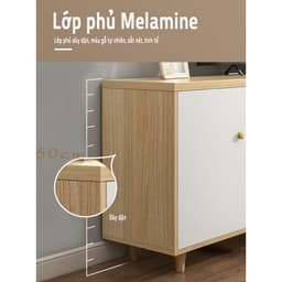 Kệ tivi phòng khách KÍN LƯNG phong cách Bắc Âu dễ dàng kết hợp với nhiều mẫu bàn trà và ghế sofa ND59 4