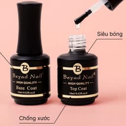Sơn Gel Liên Kết Beyad Chính Hãng - Top Phủ Bóng 18ml cho Làm Nail 8