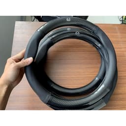 Bọc Da Vô Lăng - Bọc Vô Lăng Cacbon [CAO CẤP] Vừa Cho Xe 4 Chỗ, 7 Chỗ Full Logo Các Hãng Xe 6