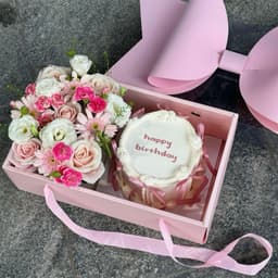 Hộp nơ lớn đựng quà cao cấp, quà sinh nhật, hộp quà giáng sinh, hộp cắm hoa, hộp đựng hoa quả 5