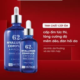 Tinh Chất Dưỡng Ẩm HISTOLAB Hyaluron Complex Ampoule 62% Serum Tăng Độ Đàn Hồi, Mềm Mịn Da | Skin Lab 9