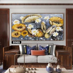 Tranh Hoa Sen, Tranh Liên Hoa, BST "Tinh Hoa Sen" Tranh decal PVC bóc dán Tường  6