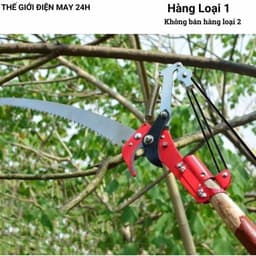 Kéo cắt cành trên cao, Đầu kéo tỉa cành cây, hái quả kết hợp cưa cành 1
