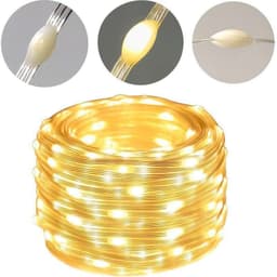 Dây Đèn Led Hạt Gạo 20 Mét Chống Nước IP65 Nhiều Chế Độ Nháy Trang Trí Noel Tết 2