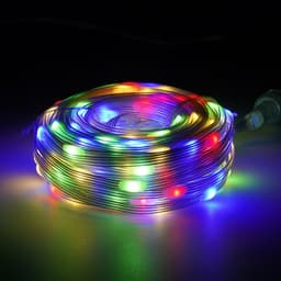 Dây Đèn Led Hạt Gạo 20 Mét Chống Nước IP65 Nhiều Chế Độ Nháy Trang Trí Noel Tết 5