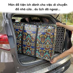 Túi Bạt Đựng Quần Áo Chăn Màn JYoohome Đựng Đồ Cỡ Lớn Có Quai Xách, Túi Dứa Chuyển Nhà Chống Nước 6