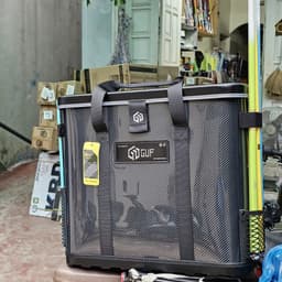 Thùng Đựng Cá GUF VIP chất liệu nhựa ABS cao cấp phủ carbon hàng chính hãng 7