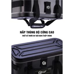 Thùng Đựng Cá GUF VIP chất liệu nhựa ABS cao cấp phủ carbon hàng chính hãng 8