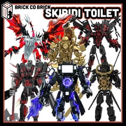 Skibidi Toilet 4 Mô hình Nhân vật Titan Speaker Man Titan Clock Man Mô hình Titan Tivi Man V3 Titan Drill ST-925 1