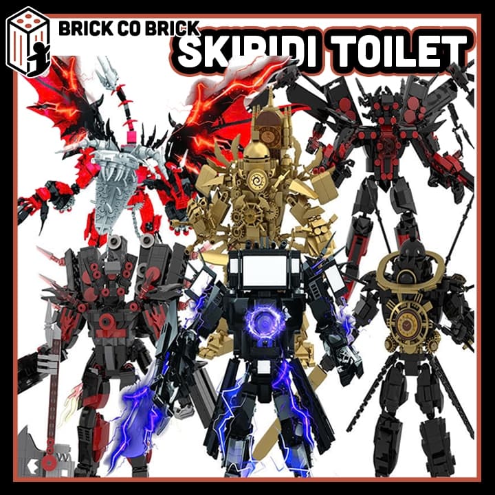 Skibidi Toilet 4 Mô hình Nhân vật Titan Speaker Man Titan Clock Man Mô hình Titan Tivi Man V3 Titan Drill ST-925