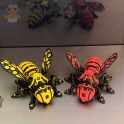 Mô hình đồ chơi Cyber Bee in 3D cực đẹp, mô hình decor, trang trí ô tô cực đẹp VF3 3