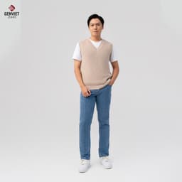 [ẨN] Áo Len Gile Nam GENVIET Chất Liệu Len Cao Cấp Dễ Phối Đồ, Áo Gile Nam Dáng Ôm Vừa Thoải Mái Khi Mặc 8787 7