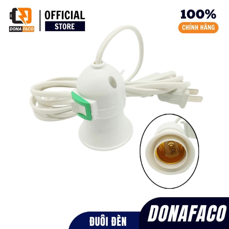 Đuôi Đèn LED 2m2 Siêu Sáng, Dây Nhựa PVC Siêu bền, Công Tắc Tiện Lợi - Bảo Hành 24 tháng