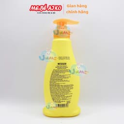 Bộ 2 chai sữa tắm gội Wesser 2in1 hương phấn 500ml (Màu cam) 4