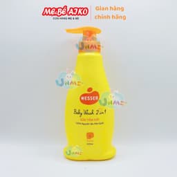 Sữa tắm gội Wesser 2in1 hương phấn 500ml (Cam) cho bé 1