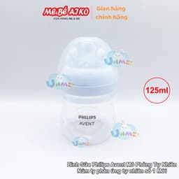 (Chính Hãng Avent) Bình sữa Philips Avent bằng nhựa mô phỏng tự nhiên không có BPA Bình Đơn 125/260/330ml 6