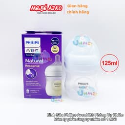 (Chính Hãng Avent) Bình sữa Philips Avent bằng nhựa mô phỏng tự nhiên không có BPA Bình Đơn 125/260/330ml 1