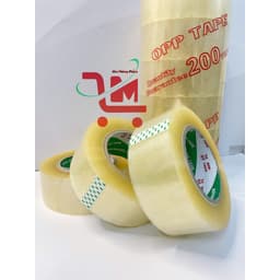 Cây 6 Cuộn Băng Keo 4F 200yard Trong Suốt,Chống Thấm Nước, Dán Thùng, Đóng Hàng, Chất Lượng Tốt 1