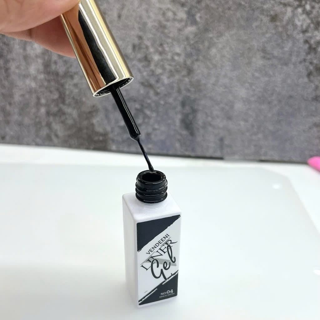 Cọ nét đen trắng vedeni , sơn cọ nét gel Vendeni làm Nail