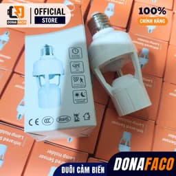 Đui Đèn Treo Lắp Bóng Đèn Thông Minh Hồng Ngoại E27 ,Đuôi Đèn E27 110-240v Có Cảm Biến Chuyển Động 7