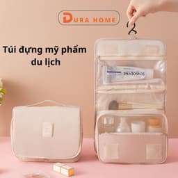 Túi Đựng Mỹ Phẩm Du Lịch Có Móc Treo, Có Thể Gấp Gọn, Nhiều Ngăn, Chứa Được Nhiều Đồ Dùng Cá Nhân Và Mỹ Phẩm 9