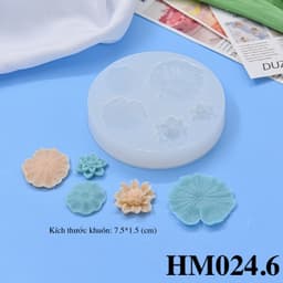 Khuôn silicon 3D cá chép hoa sen tạo hình trang trí độc đáo chuẩn DIY - HM024 5
