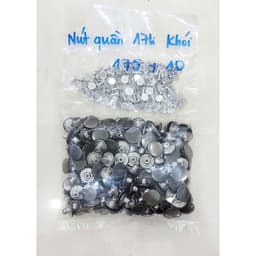 Nút đóng quần jean, nút quần jean quần bò (2 chi tiết) Cúc khuy gài 17mm Không gỉ sét Bịch 100 nút 1