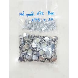 Nút đóng quần jean, nút quần jean quần bò (2 chi tiết) Cúc khuy gài 17mm Không gỉ sét Bịch 100 nút 2