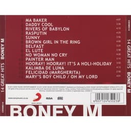 CD chính hãng Boney M. – 14 Great Hits (đã qua sử dụng) 2