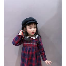 SẴN Mũ beret Phong Cách Hàn Quốc Thời Trang Thu Đông Kiểu Mới Cho Bé Trai Và Gái VÒNG ĐẦU 42-45CM 3