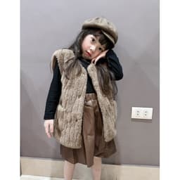 SẴN Mũ beret Phong Cách Hàn Quốc Thời Trang Thu Đông Kiểu Mới Cho Bé Trai Và Gái VÒNG ĐẦU 42-45CM 2