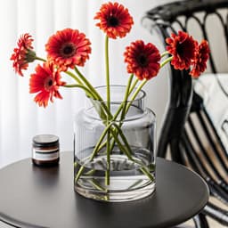 Bình hoa thủy tinh cơ bản trang trí nhà cửa và decor phòng khách sang trọng BT030 4