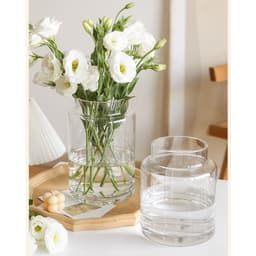 Bình hoa thủy tinh cơ bản trang trí nhà cửa và decor phòng khách sang trọng BT030 7