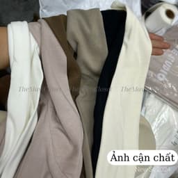 [Ảnh Thật - QCL1]  Áo Thun Nữ Dài Tay Cổ Tròn Ôm Dáng Basic Chất Cotton Mềm Mịn Co Giãn Chuẩn Tag JUNE Studio 6