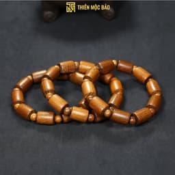 Vòng tay gỗ Bách xanh kiểu Đốt trúc 8/10/12mm - Vòng tay gỗ thơm cho nam và nữ | Thiên Mộc Bảo 6