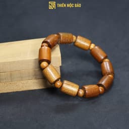 Vòng tay gỗ Bách xanh kiểu Đốt trúc 8/10/12mm - Vòng tay gỗ thơm cho nam và nữ | Thiên Mộc Bảo 8