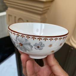 Bộ Tô Chén Đĩa Sứ 19 Món Họa Tiết Hoa Dừa Đựng Thực Phẩm Có Nắp Đậy Tặng 3 Thố Sứ 3