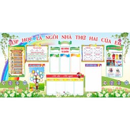 LH 7  - BẢNG TIN LỚP HỌC, LỚP HỌC HẠNH PHÚC, TRANG TRÍ LỚP HỌC 1