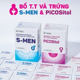 Combo Hỗ Trợ Sinh Sản S-Men, PiCOSitol Cải Thiện Chất Lượng Trứng, Tinh Trùng, Tăng Khả Năng Thụ Thai 3
