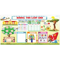 LH 8  - BẢNG TIN LỚP HỌC, LỚP HỌC HẠNH PHÚC, TRANG TRÍ LỚP HỌC/ CÓ CHỈNH SỬA THEO YÊU CÂU 2