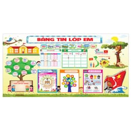 LH 8  - BẢNG TIN LỚP HỌC, LỚP HỌC HẠNH PHÚC, TRANG TRÍ LỚP HỌC/ CÓ CHỈNH SỬA THEO YÊU CÂU 1