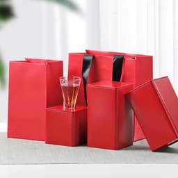 Túi đựng hộp trà thiếc vuông nhiều màu sắc - HVL TEA 2