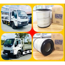 Lọc gió động cơ xe tải ISUZU QKR 210 230 270 1T9 2T4 2T8 cabin vuông mới loại tốt 1