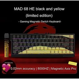(HD Gear Store) Bàn phím cơ gaming HE MAD60 | MAD60 V2 | MAD68 | MAD68 V2 Rapid Trigger | 1000hz | 8000hz 6