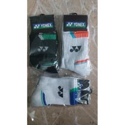 Tất Yonex SỌC cổ trung dày, mịn, nam nữ đi đều đẹp 2