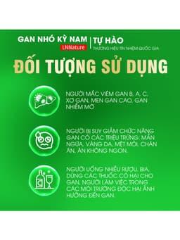 Gan Nhó Kỳ Nam Chính Hãng - Dành cho người Viêm gan B, Xơ gan, Men gan cao, Gan nhiễm mỡ 2