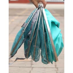 Rọng fang si  khung inox Vành đai miệng rộng dày dặn , chắc chắn. túi đựng rong tốt  y hình hàng  bao đẹp ạ 3