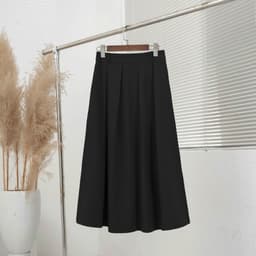 Set áo gile mix chân váy dáng dài 80cm kiểu dáng sang trọng lịch sự Evalover 4