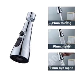 Đầu vòi nước tăng áp rửa bát xoay 360 MẪU MỚI có 3 chế độ tiện dụng----- 2