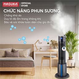 Máy sưởi gốm HASUKA HSK-189 - Công suất 2200W - Phun sương tạo ẩm 3 mức nhiệt kèm điều khiển từ xa - Hàng chính hãng 6